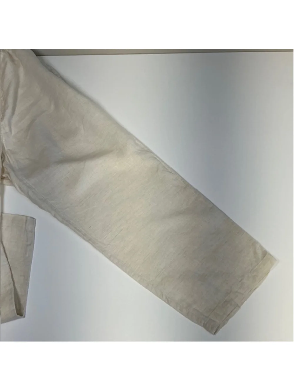 Tommy Bahama RELAX Linen Pants XXL Beige Tan Wide Leg Elastic Waist Drawstring